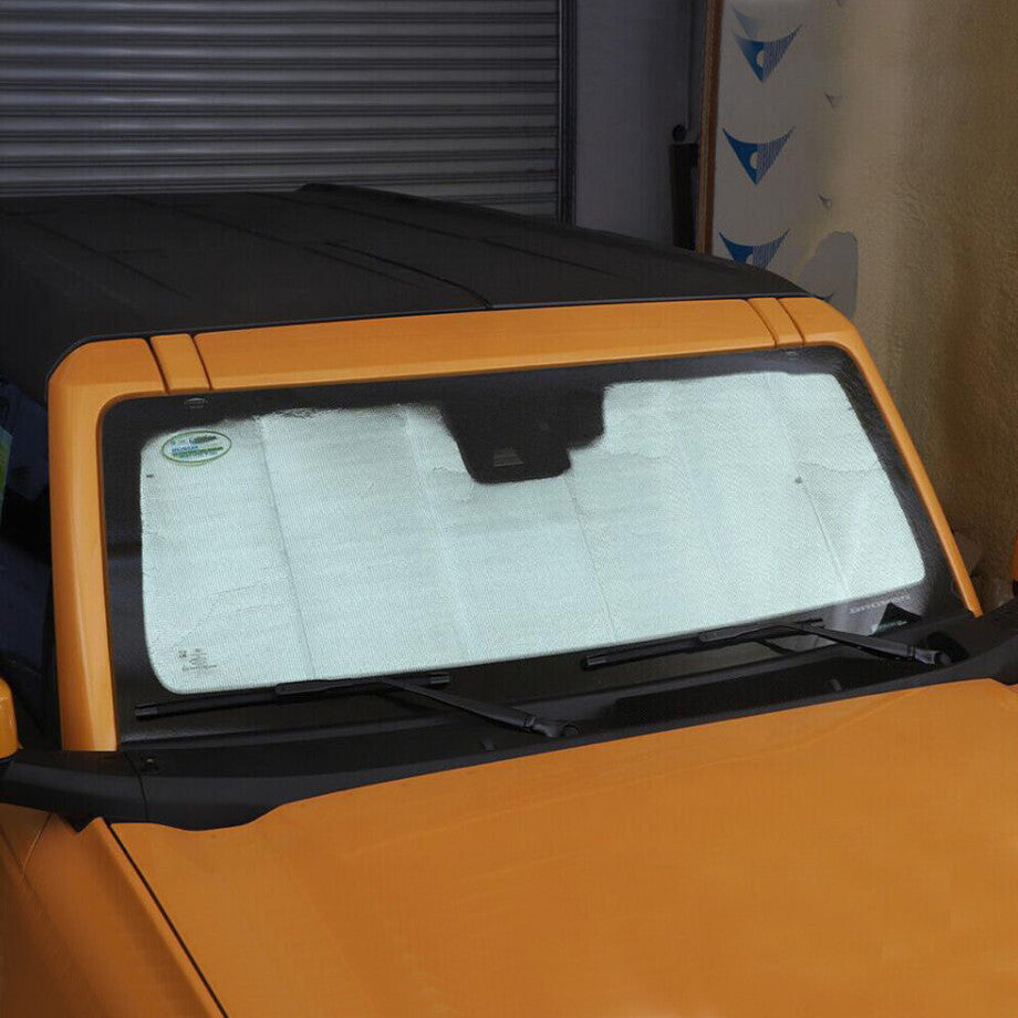 Accessories Silver Car Front Windshield Sun Shade Foldable For Bronco 21-24 v