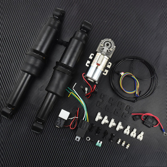 Rear Air Ride Suspension Set Fit for Harley Street Glide Electra Glide 1994-2018