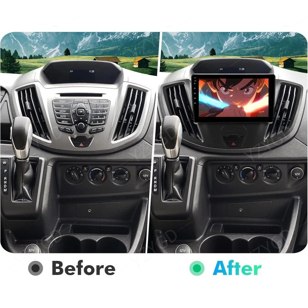 for Ford Transit 150 250 350 2015-2019 Stereo Android Carplay Car Radio GPS Navi