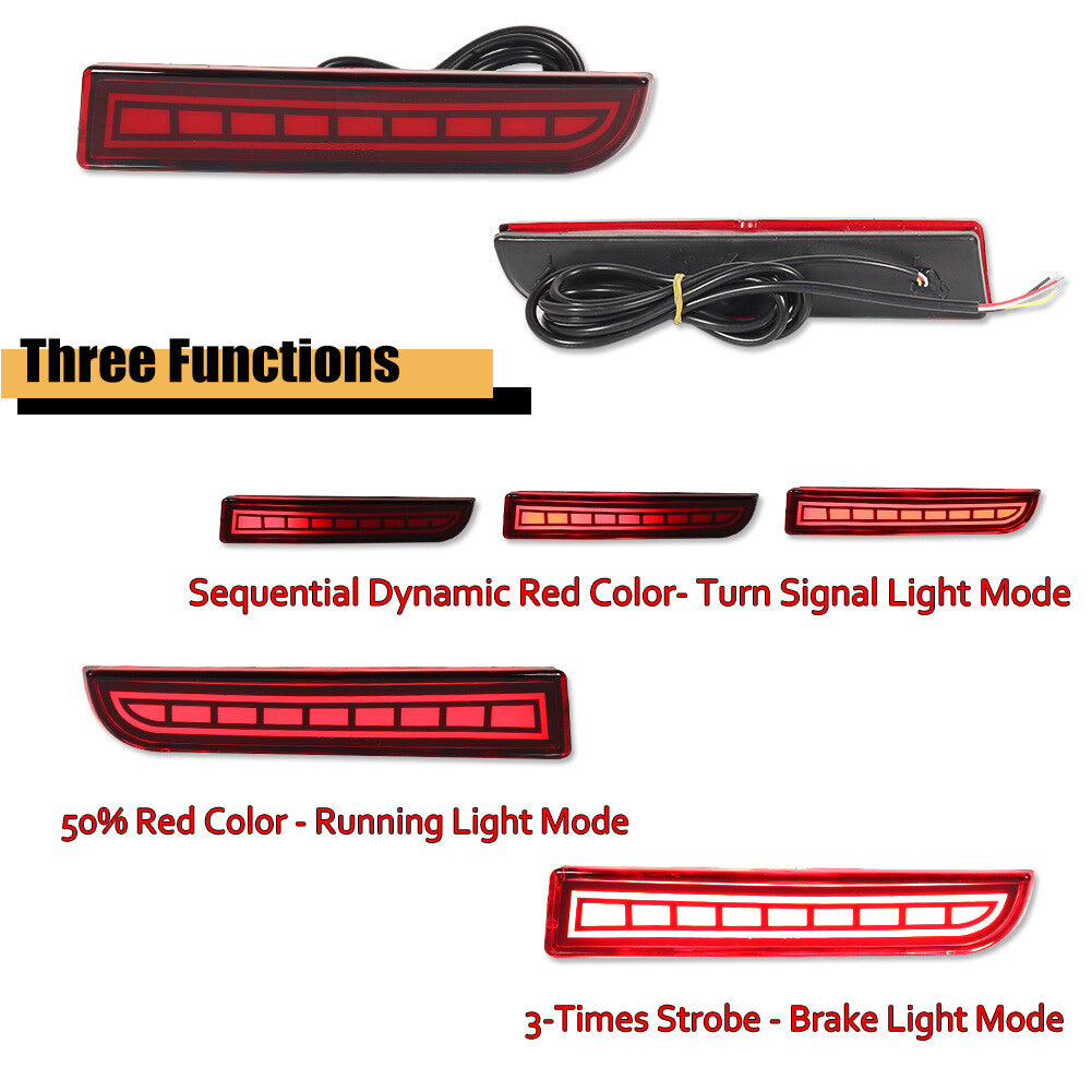 Rear brake signal light suitable for 08-17 Lancer Evolution X&11-12 Outlander- v