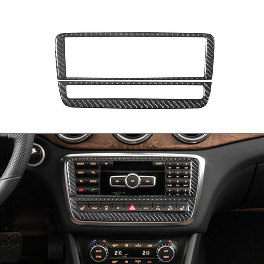2Pcs Central Control Air Vent Trim Cover Carbon Fiber for Honda S2000 2000-2009 v