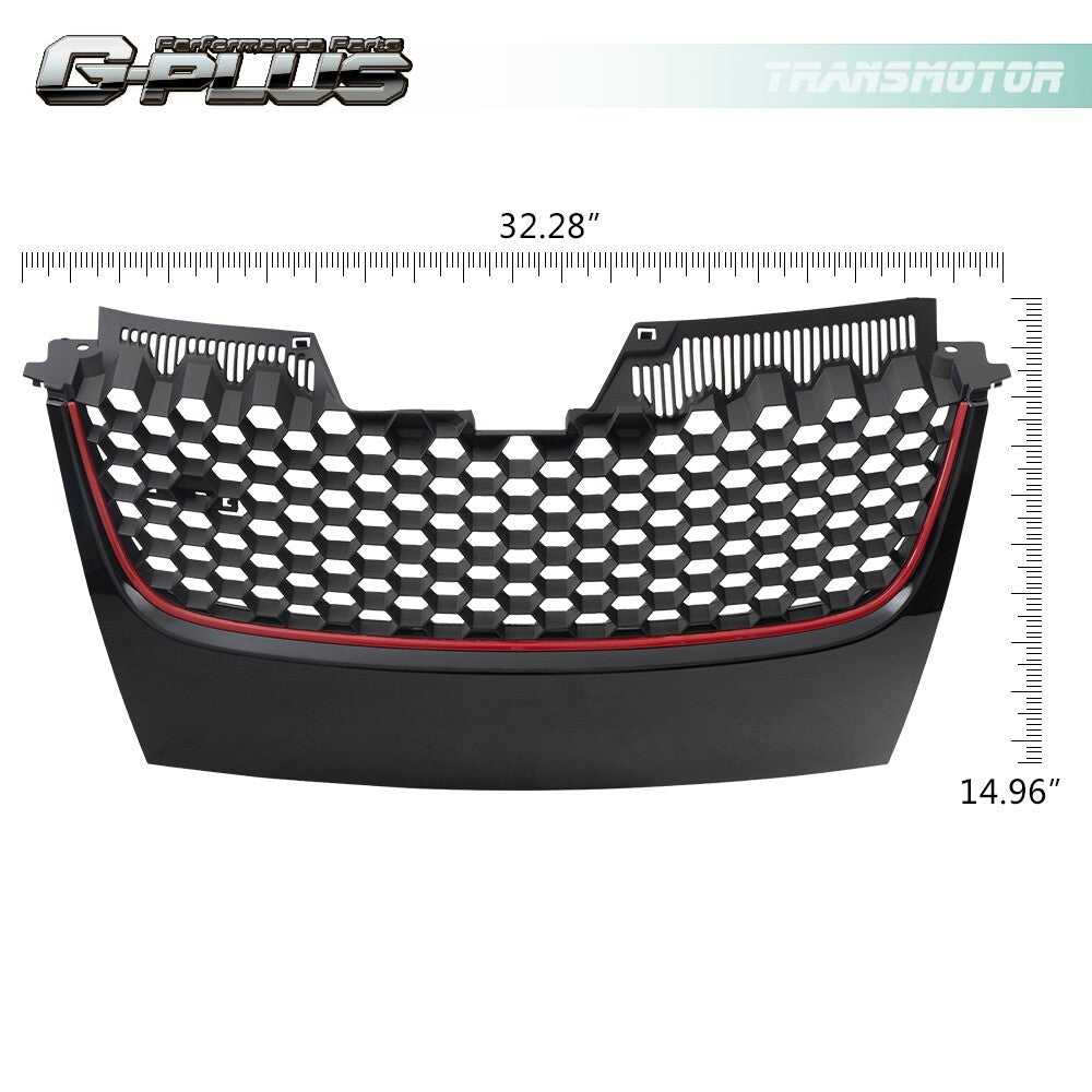 New GTI MK5 2006 - 2009 Badgeless Honeycomb Shiraishi Heizui- v