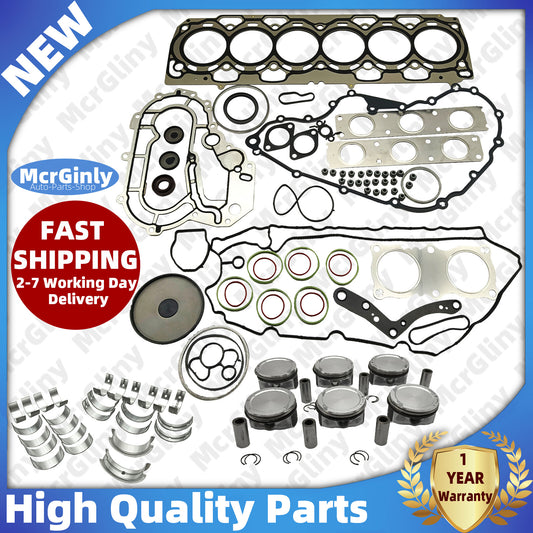 Engine overhaul and rebuild kit, piston set suitable for Volvo V70, S80, XC60, XC70, XC90 3.2- n