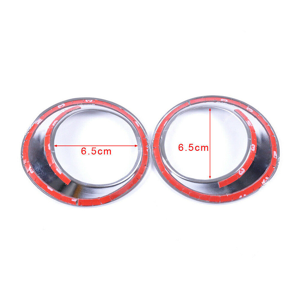 Pair Rear Fog Lights Lamp Frame Cover Molding Trim Fit 2007-2012 for Nissan Qashqai