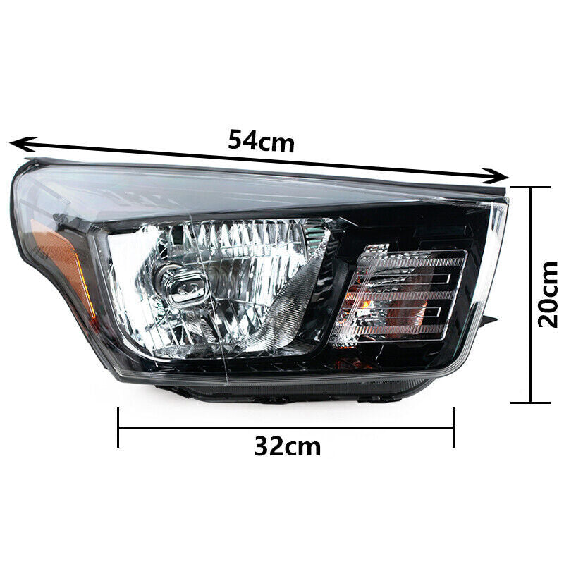 Right headlight for Ssangyong Actyon Sport 2013 - 2023 driving light assembly