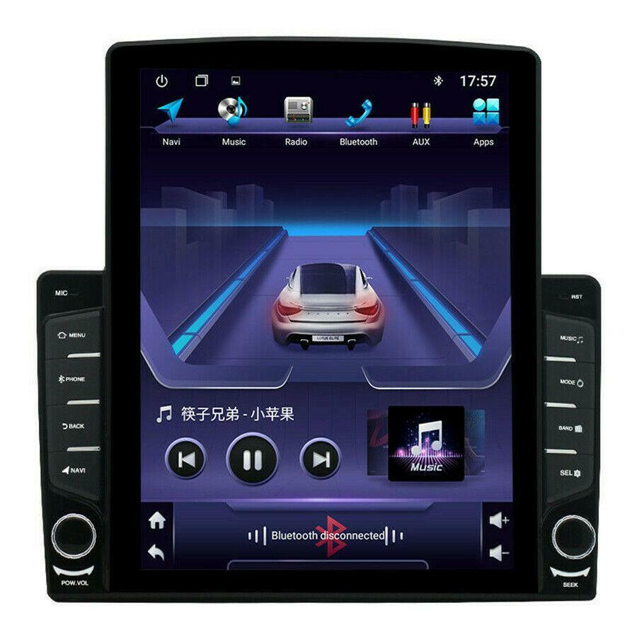 1DIN Android 8.1 Quad-core Car GPS Bluetooth Radio MP5 Player Adjustable 10.1 n