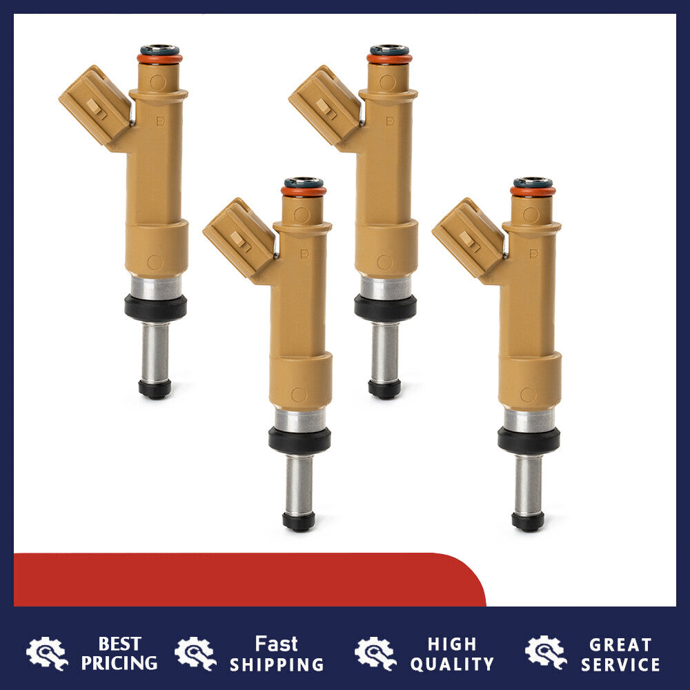 4-piece fuel injector kit for Toyota for Corolla Matrix 1.8L L4 09-15 new 23250-0T020