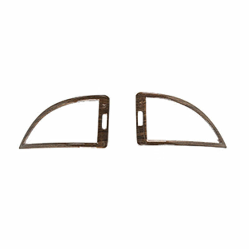 2X Wood Grain Left And Right Air Outlet Vent Trim for Nissan Armada Patrol 17-24