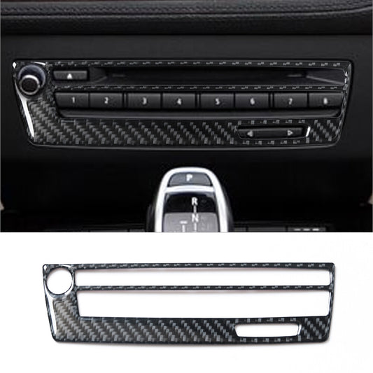 for BMW Z4 E89 Carbon Fiber Radio With Navigaiton System Cover Trim 2009-2016