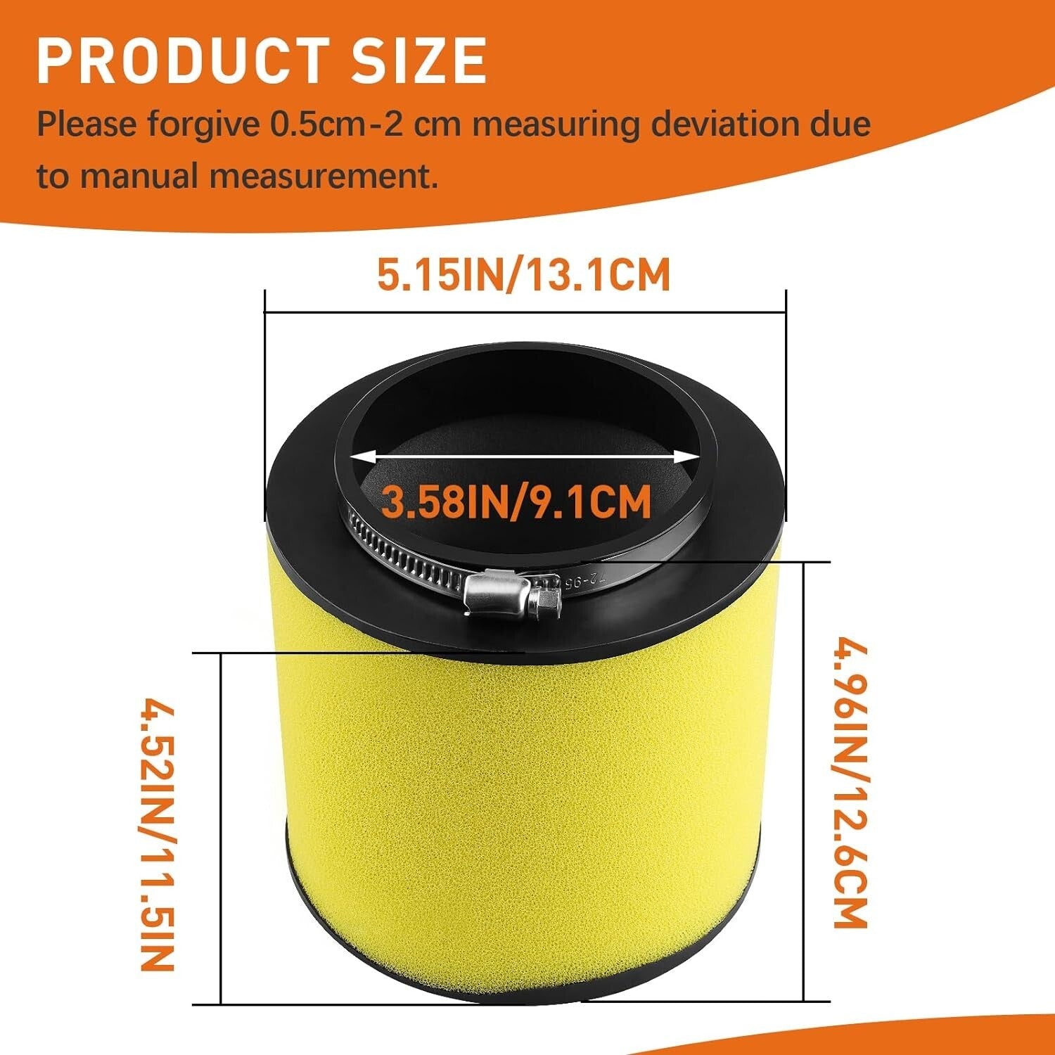 Air Filter for Honda Foreman450 400 Fourtrax 300 TRX450ES TRX300FW 17254-HC5-900