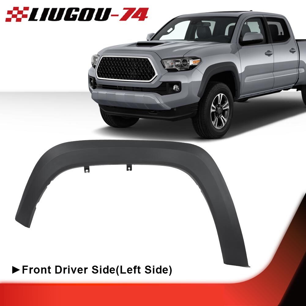 Suitable for 2016-2023 Tacoma front LH club black bolt fender flare- v
