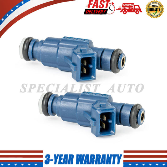 2-pack fuel injectors 0280156208 for Polaris RANGER XP SPORTSMAN 700/800 EFI RZR Q