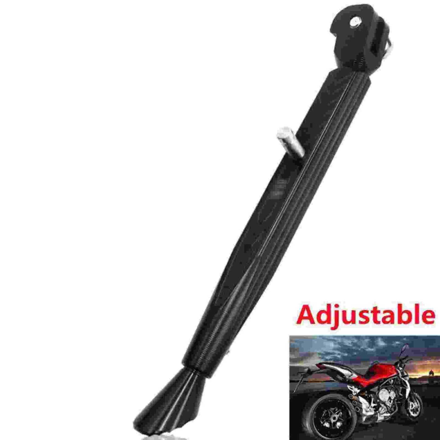 Universal CNC aluminum alloy adjustable bracket foot side bracket motorcycle Q