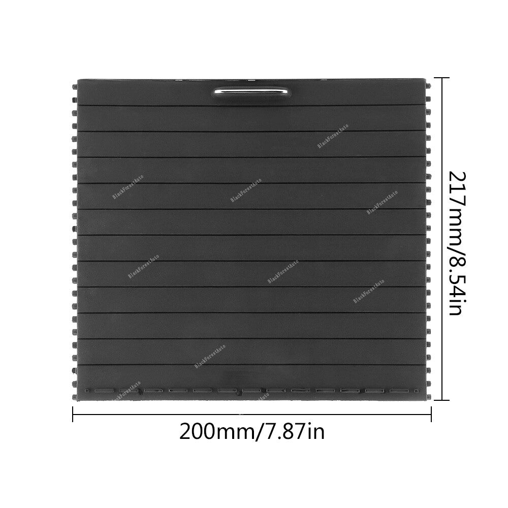 Black Central Console Roller Blind Cover Fit for Mercedes W166 X166 ML GL GLS Q