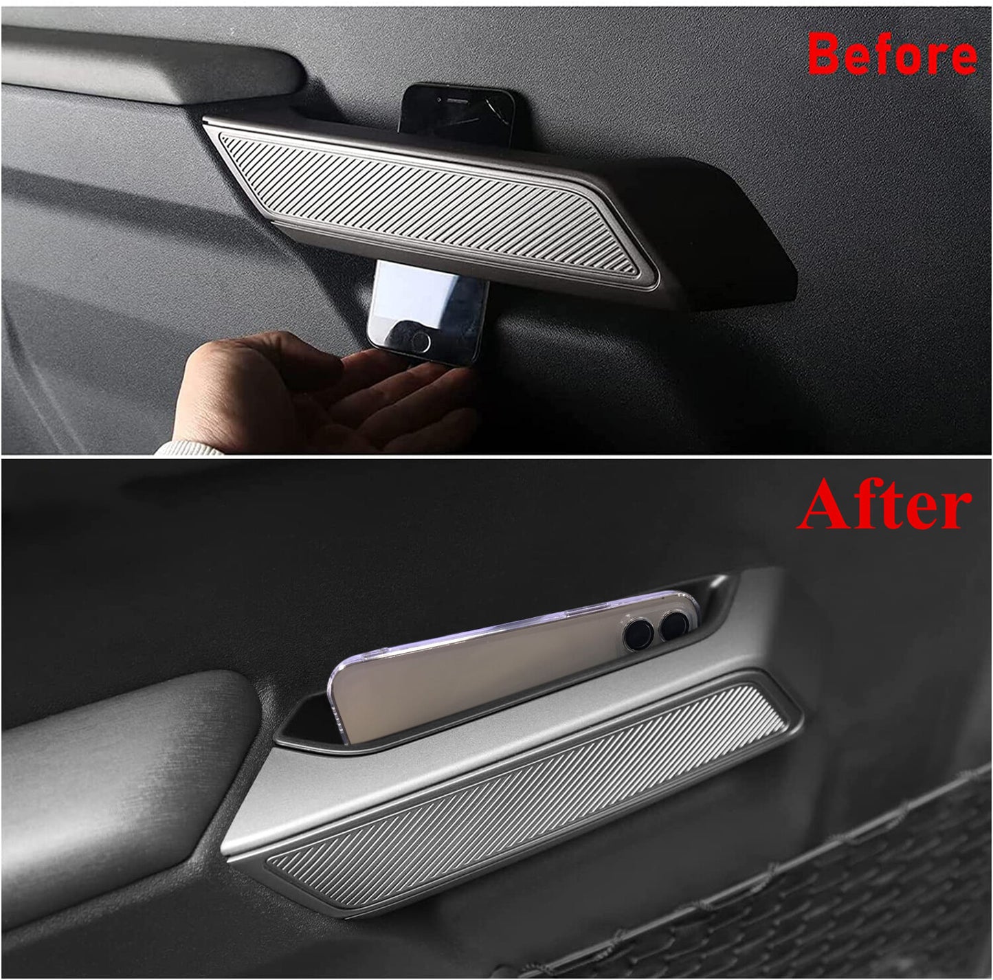 4-PACK Front & Rear Door Handle Storage Box  for ford  Bronco 2021 2022 2023 Tray