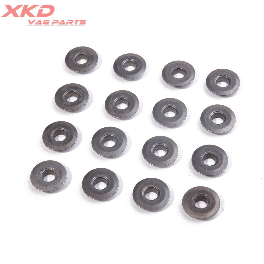 1.8T, 2.0T, and 2.5L valve spring seats are suitable for Volkswagen EOS, for Tiguan , CC, for Audi A3, A4, and A5 models. (Model number: 06E109641A)