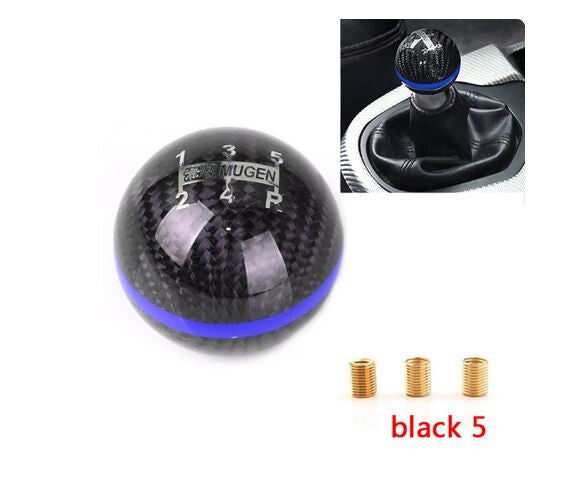 Automatic gear shift lever, black carbon fiber, suitable for Honda for Acura