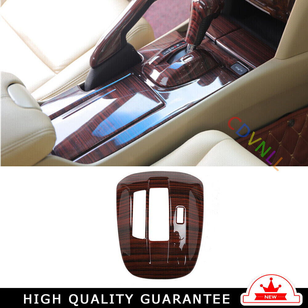 Console Gear Shift Frame Cover Trim for Honda Accord Crosstour 08-13 Wood Grain