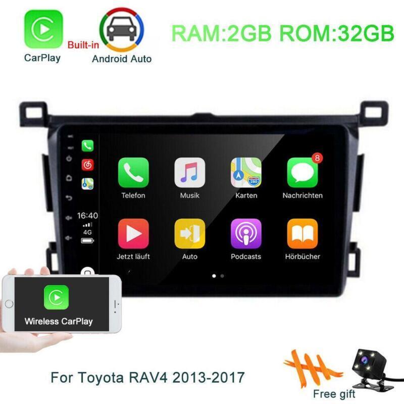 9 Android Car Stereo Radio WiFi CarPlay 2+32GB for Toyota RAV4 2013-2017