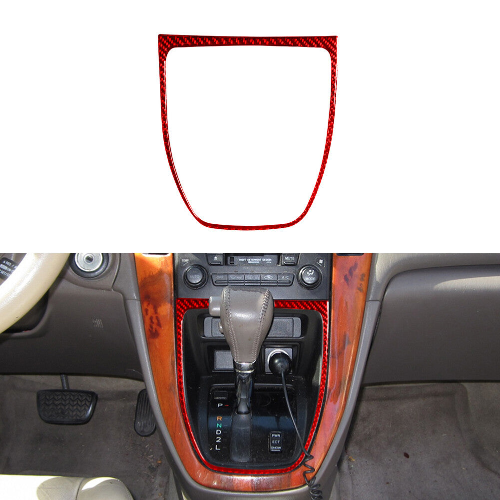 2Pcs Red Carbon Fiber Rear Door Strips Cover Trim For Altima 2019-2022 v