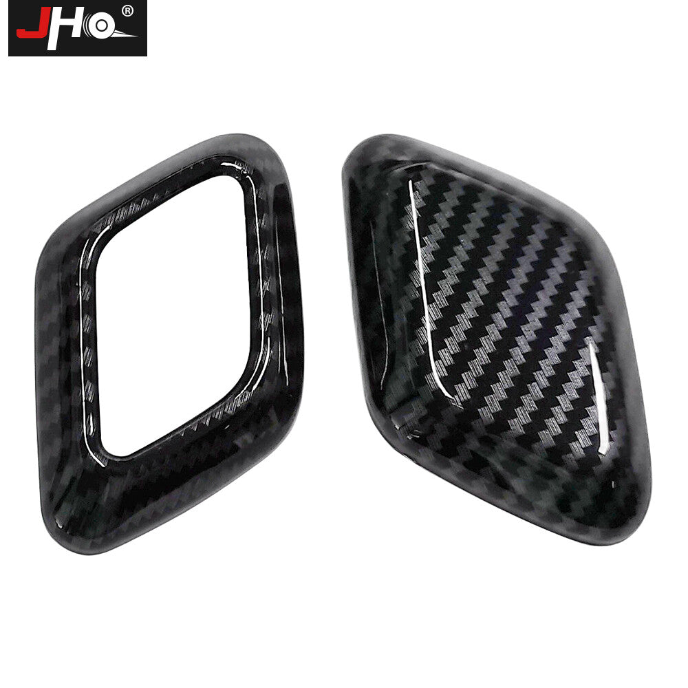 Carbon Fiber Style Car Gear Shift Knob Cover Trim for Ford F150 2017-2020