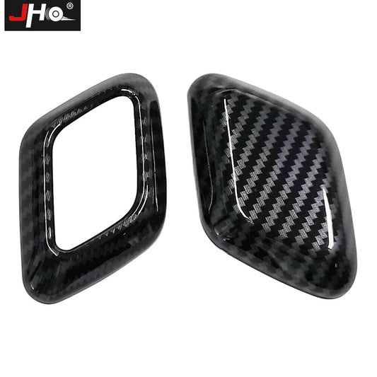 Carbon Fiber Style Car Gear Shift Knob Cover Trim for Ford F150 2017-2020