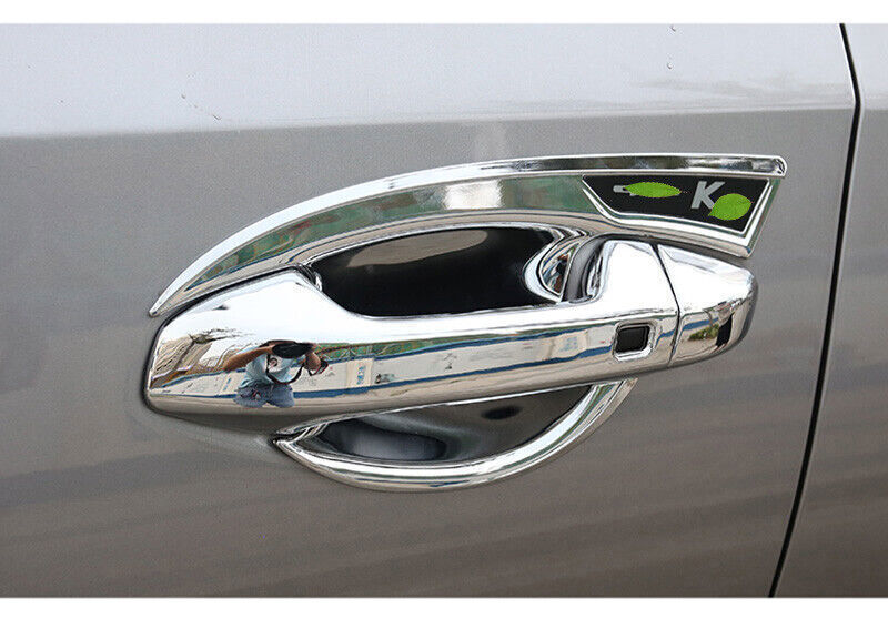 5X Chrome ABS OutsideDoorHandleMoulding CoverTrim for Kia Forte K3 2019-2022