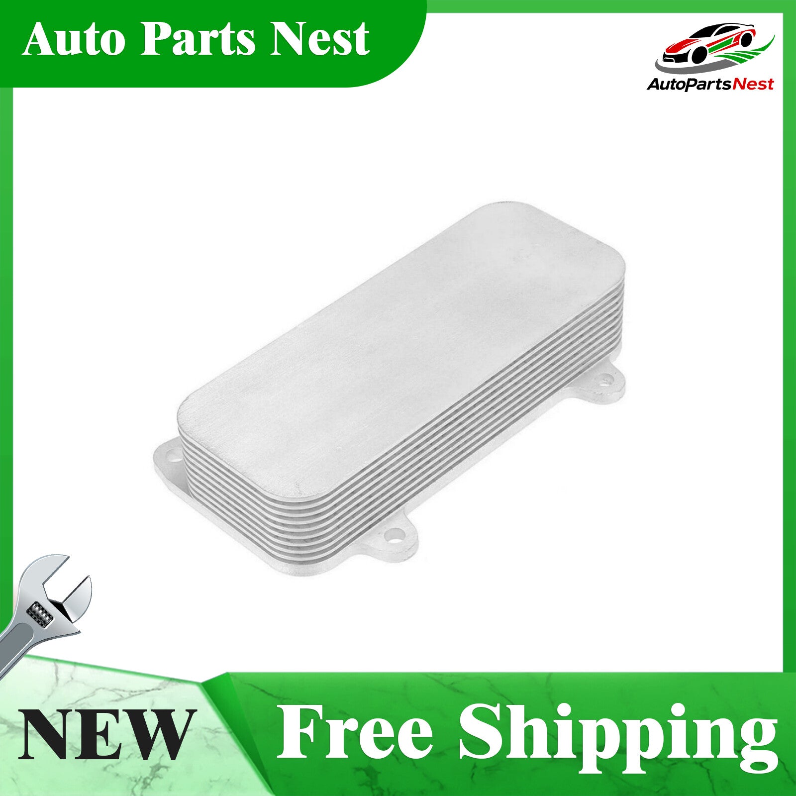 Automatic Engine Oil Cooler 9 Rows 070117021D for VW Touareg 2004-2010 Q