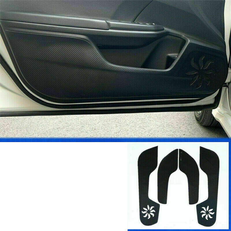 for Honda for Civic 2016-2021 PU Inner Door Anti-kick Pad Protector Stickers Covers