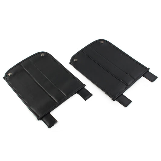Motorcycle Black PU Leather Universal Trike Rear Fender Bra for Harley Roadsmith