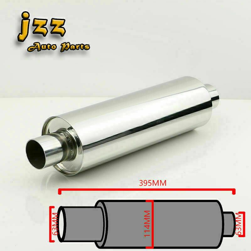 4.5 Body Exhaust Silencer Stainless Steel for Middle Exhaust 2.5 inlet New