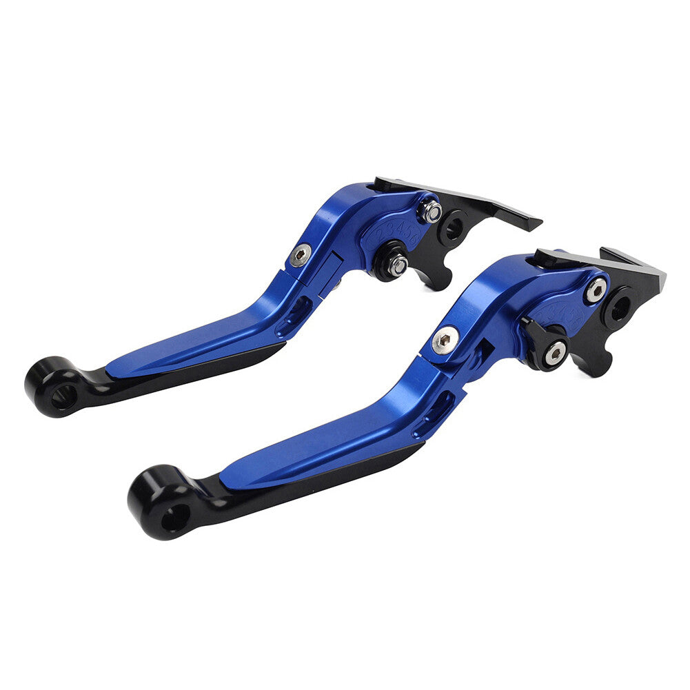 CNC Folding Extendable Brake Clutch Levers for Kawasaki Z900RS 18-22 ZX6R blue Q