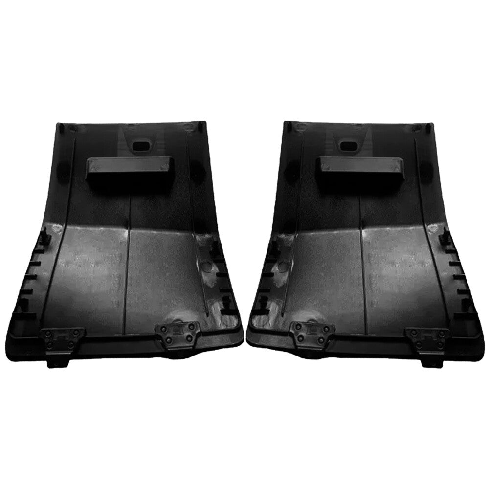 1 Set Rear Left+Right Side Longitudinal Beam Trim Black Replacement Fit For EQC