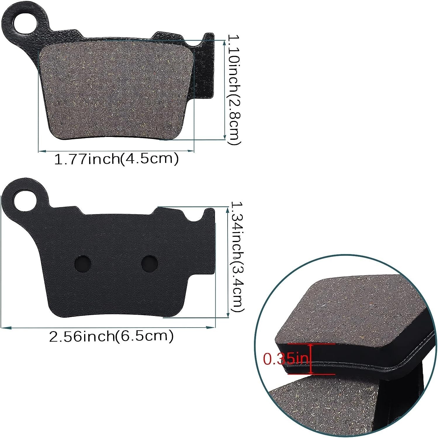 Brake Pads for HUSABERG FE 250 350 290 450 501 570 2009-2012 FS 570 Supermoto