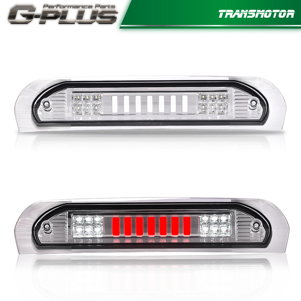 Fit For 02-09 for Dodge for Ram 1500 2500 Clear LED Third Tail Brake Light Cargo Light - v