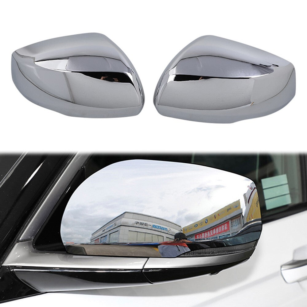 Chrome Rearview Mirror Cover Trim Accessories for Jeep Grand Cherokee 2021-2024