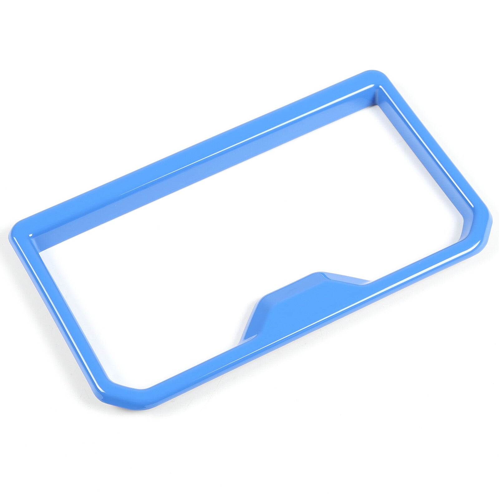 Blue front cupholder cover trim frame for Tacoma 2024 - n