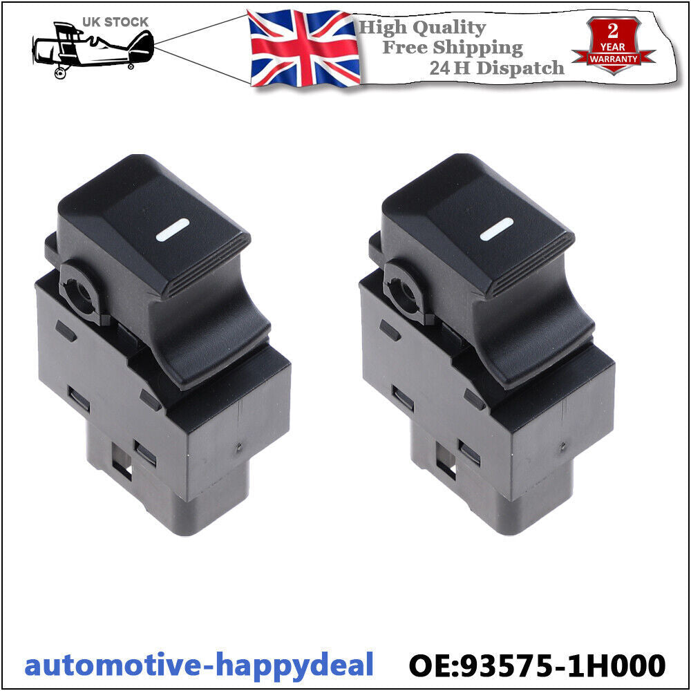 2x Rear Left Right Window Switch for Kia Sportage SL 2010-2015 93575-1H000