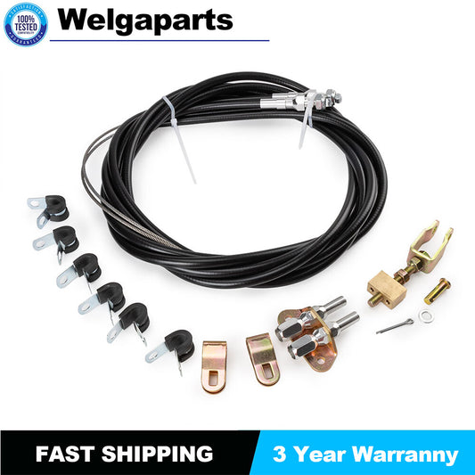 Universal Rear Parking Brake Emergency E-Brake Cable Kit For Wilwood 330-9371