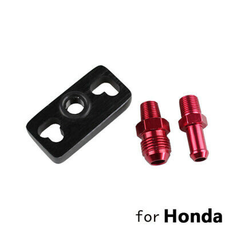 Turbo Fuel Rail Delivery Regulator Adapter Riser with Fitting 1Pcs Q