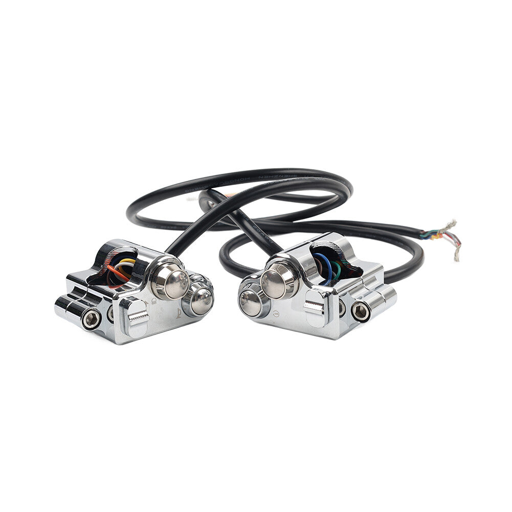 Motorycle CNC 1 25mm Handlebar Switch Controls Housing for Harley Universal
