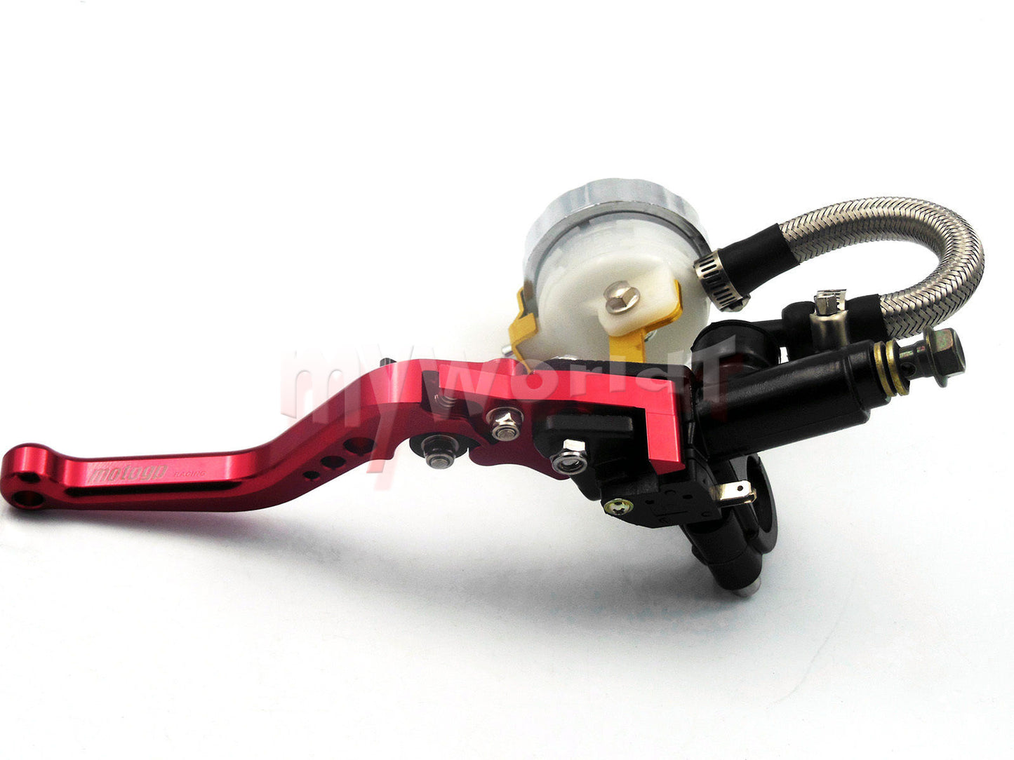Fit for Honda Brake Levers Master 22mm Motorcycle Clutch Cylinder Reservoir Set