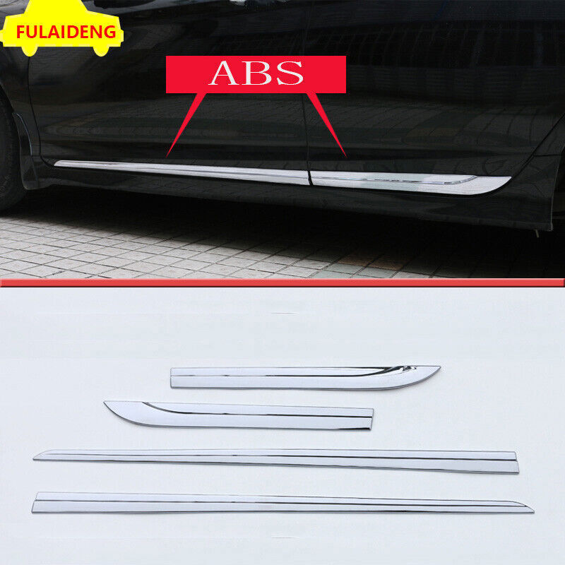 for Honda Accord 2014-2017 ABS Chrome Side Door Body Bottom Line Skirt Trim