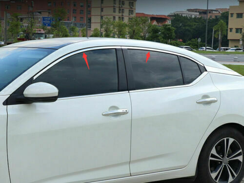 Chrome Style Window Strips Molding Trim Steel for Nissan Sentra Sylphy 2020-2023