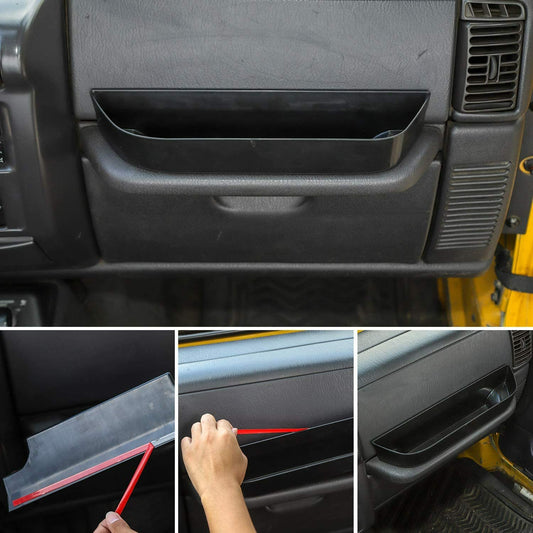 Organizer Box for 1997-2006 for Jeep for Wrangler TJ Grab Handle Tray Passenger Storage