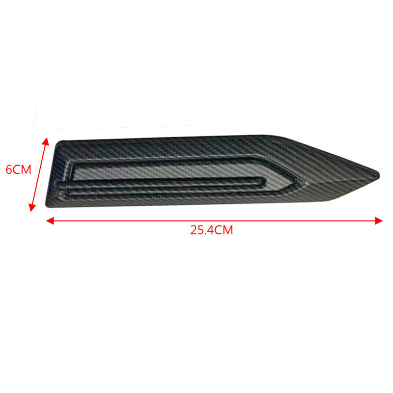 2-piece set of exterior body decals, leaf decals, carbon fiber trim, and decorative trim - n