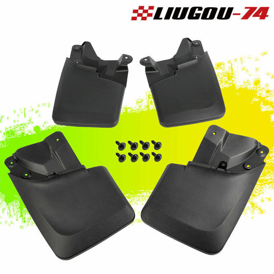 4-piece set suitable for 16-20 Tacoma front and rear splash guard mudguards- v