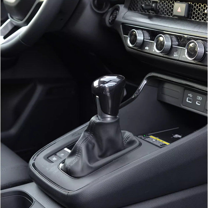 ABS Bright black Gear Shift Knob Cover Trim for Honda CRV CR-V 2023 2024 v