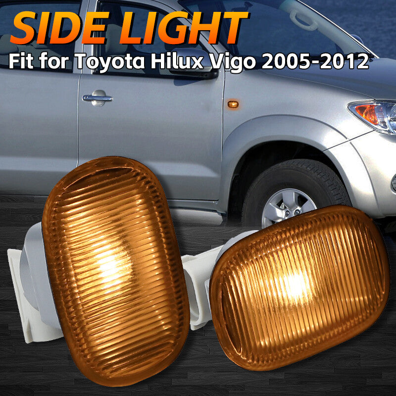 2pcs Turn Signal Side Marker Light Lamp for Toyota Hilux Vigo 2005-2011 2012 New