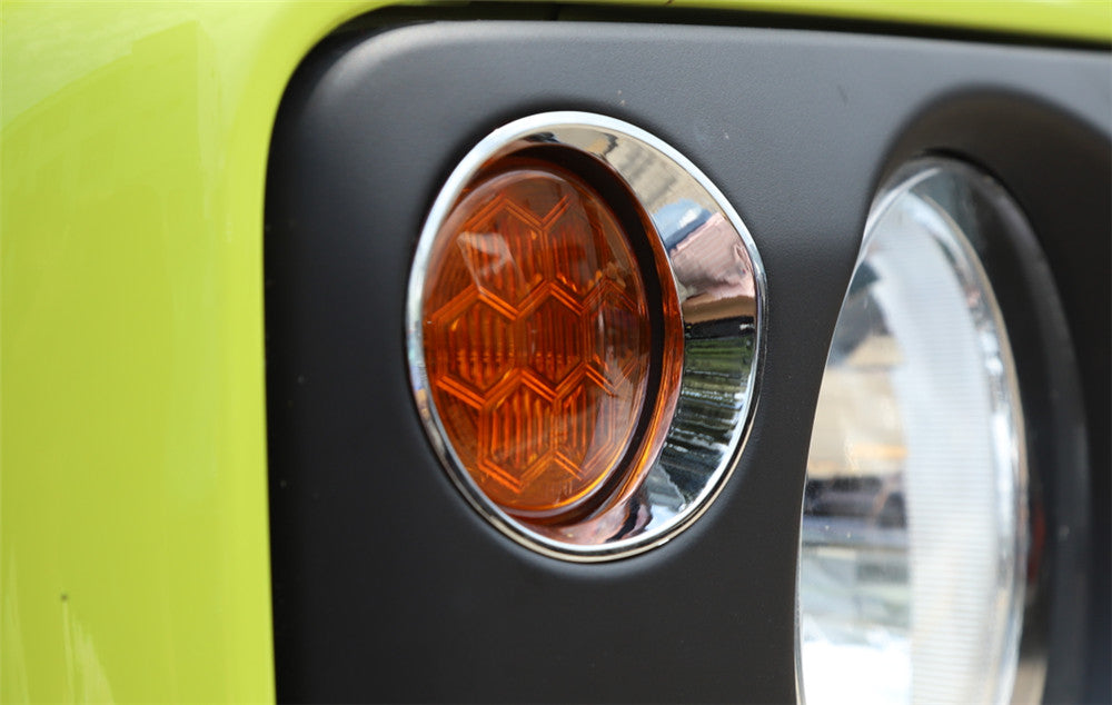Chrome ABS Front Turn Signal Light Lamp Cover for Suzuki for Jimny 2019+ Accessories